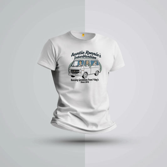 GET IN THE VAN! SCRIPT STYLE T-SHIRT